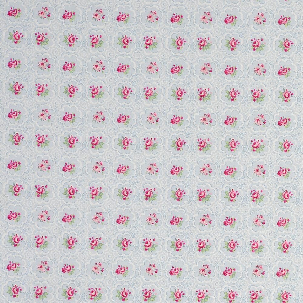 Rose Tile Sky Fabric by Studio G