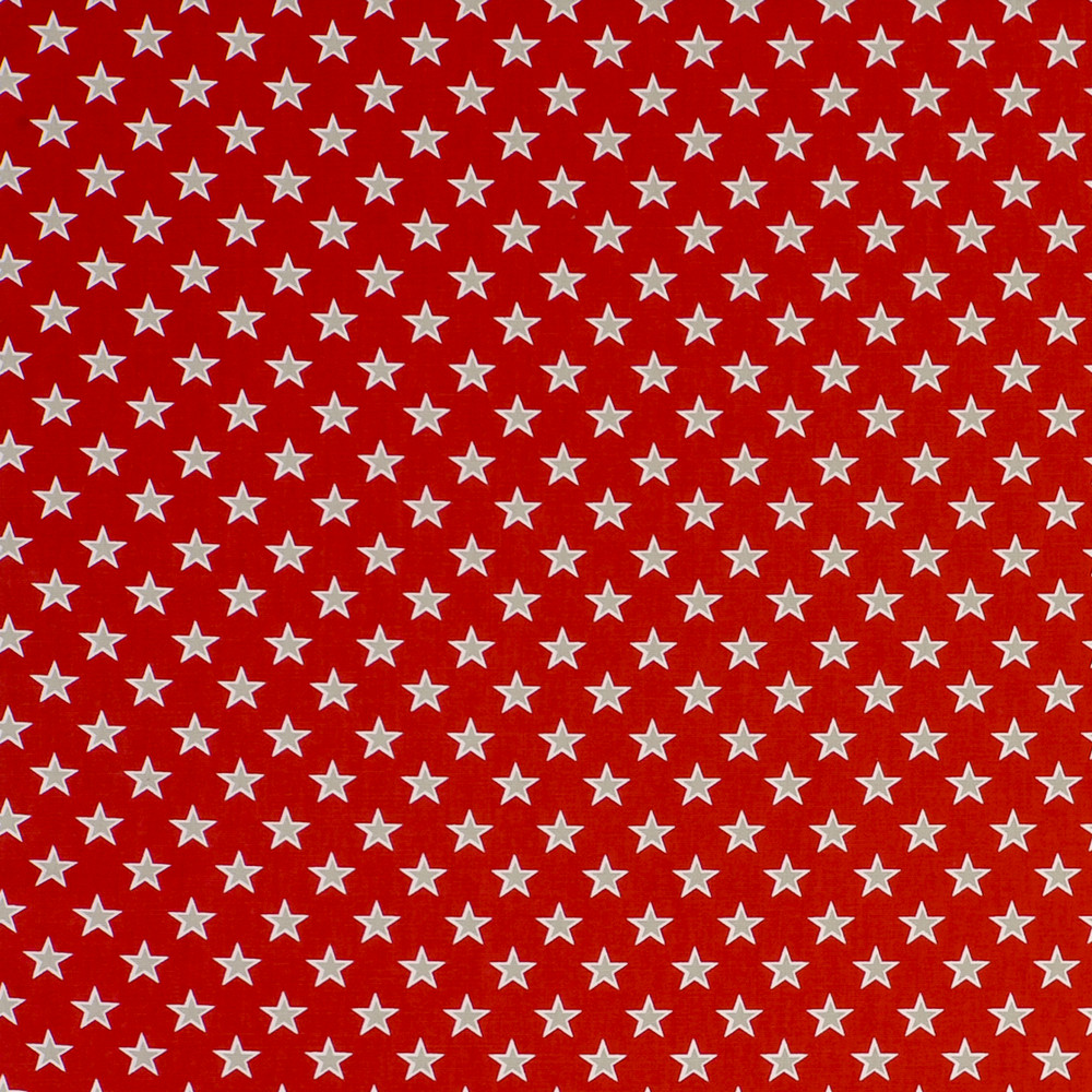 Shooting Stars Red Fabric by Studio G