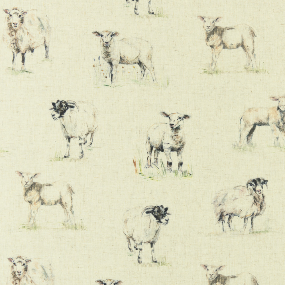Sheep Linen Fabric by Studio G