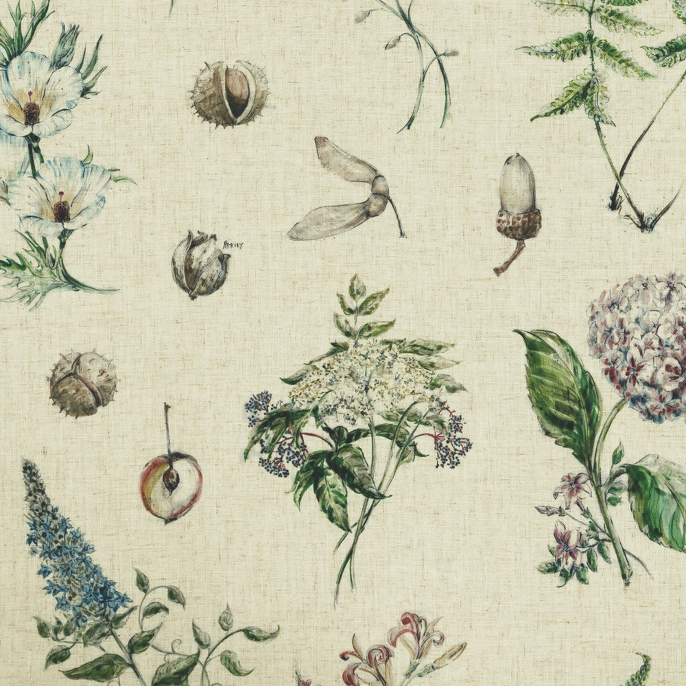 Chestnut Linen Fabric by Studio G