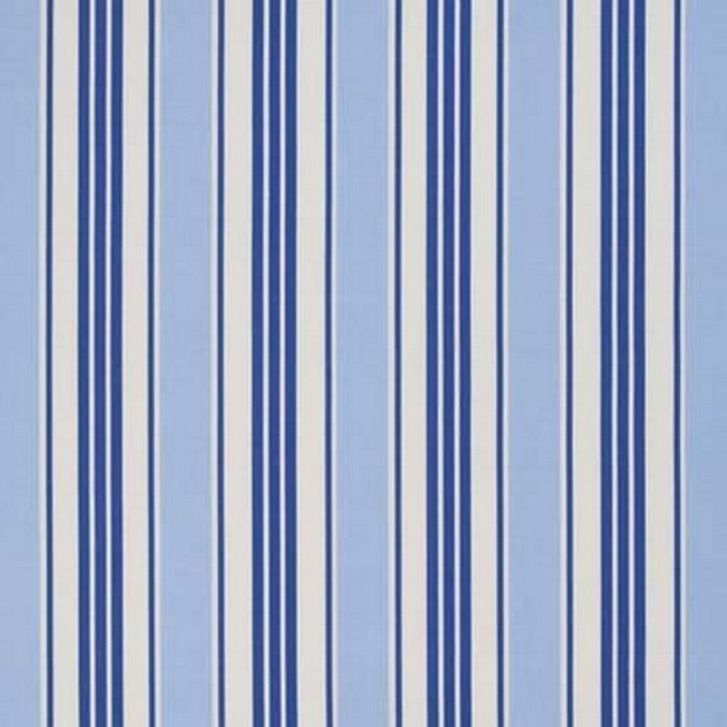 Deckchair Stripe Blue Fabric by Studio G