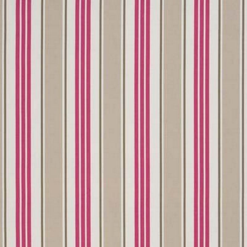 Deckchair Stripe Taupe Fabric by Studio G