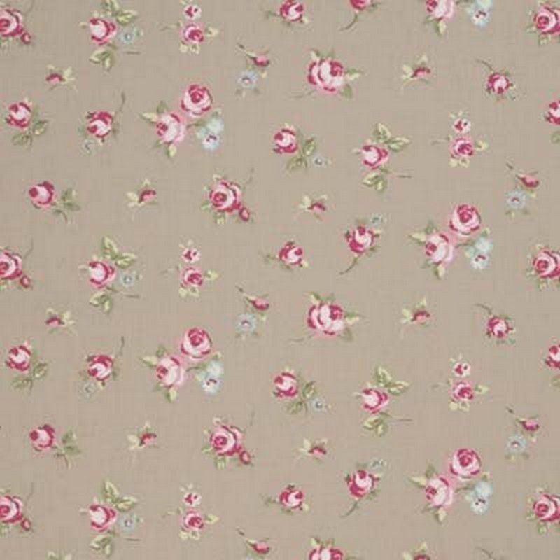 Rosebud Taupe Fabric by Studio G