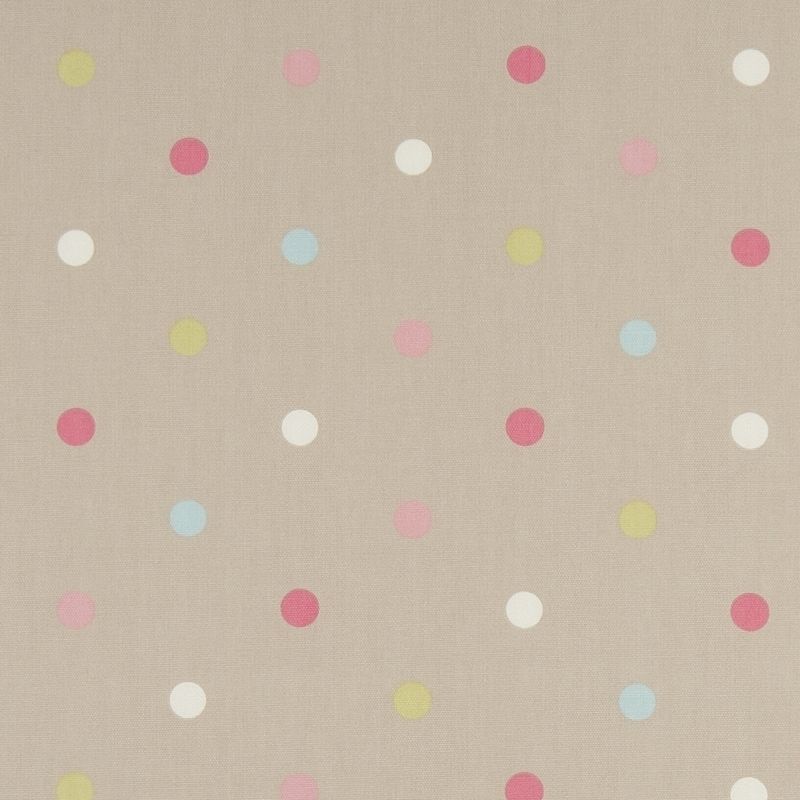 Multi Spot Taupe Fabric by Studio G