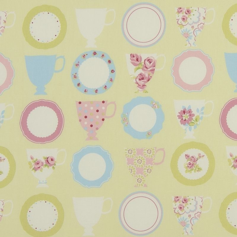 Teacups Apple Fabric by Studio G