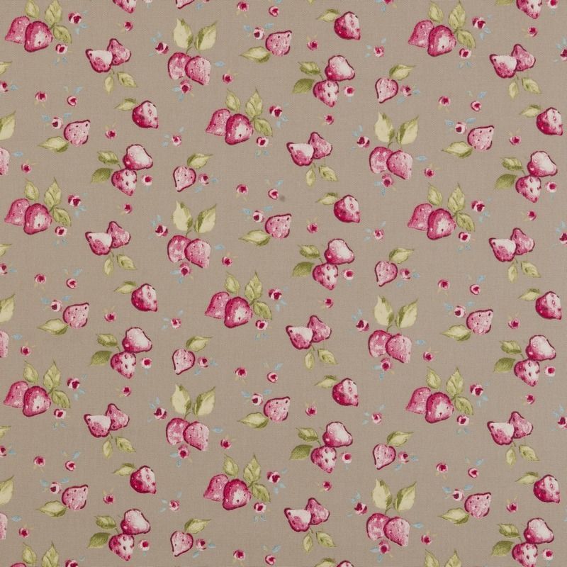 Strawberry Taupe Fabric by Studio G