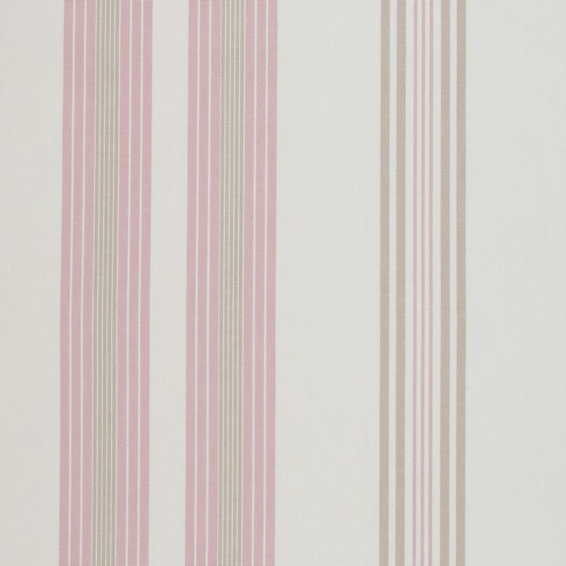 Lulu Stripe Taupe Fabric by Studio G