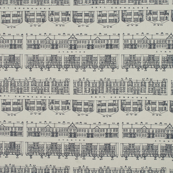 Brownmoor Lane Wedgewood Fabric by Ashley Wilde
