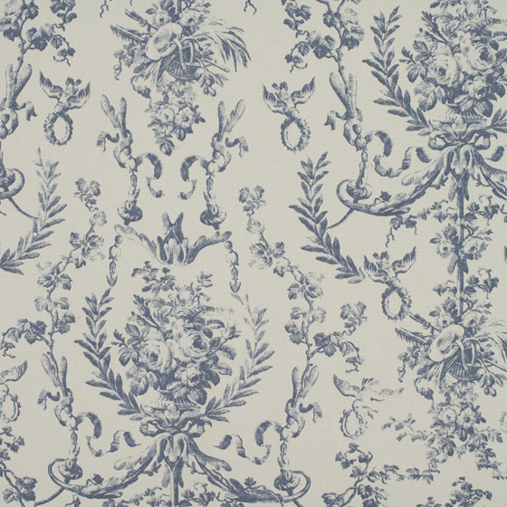 Delancy Wedgewood Fabric by Ashley Wilde