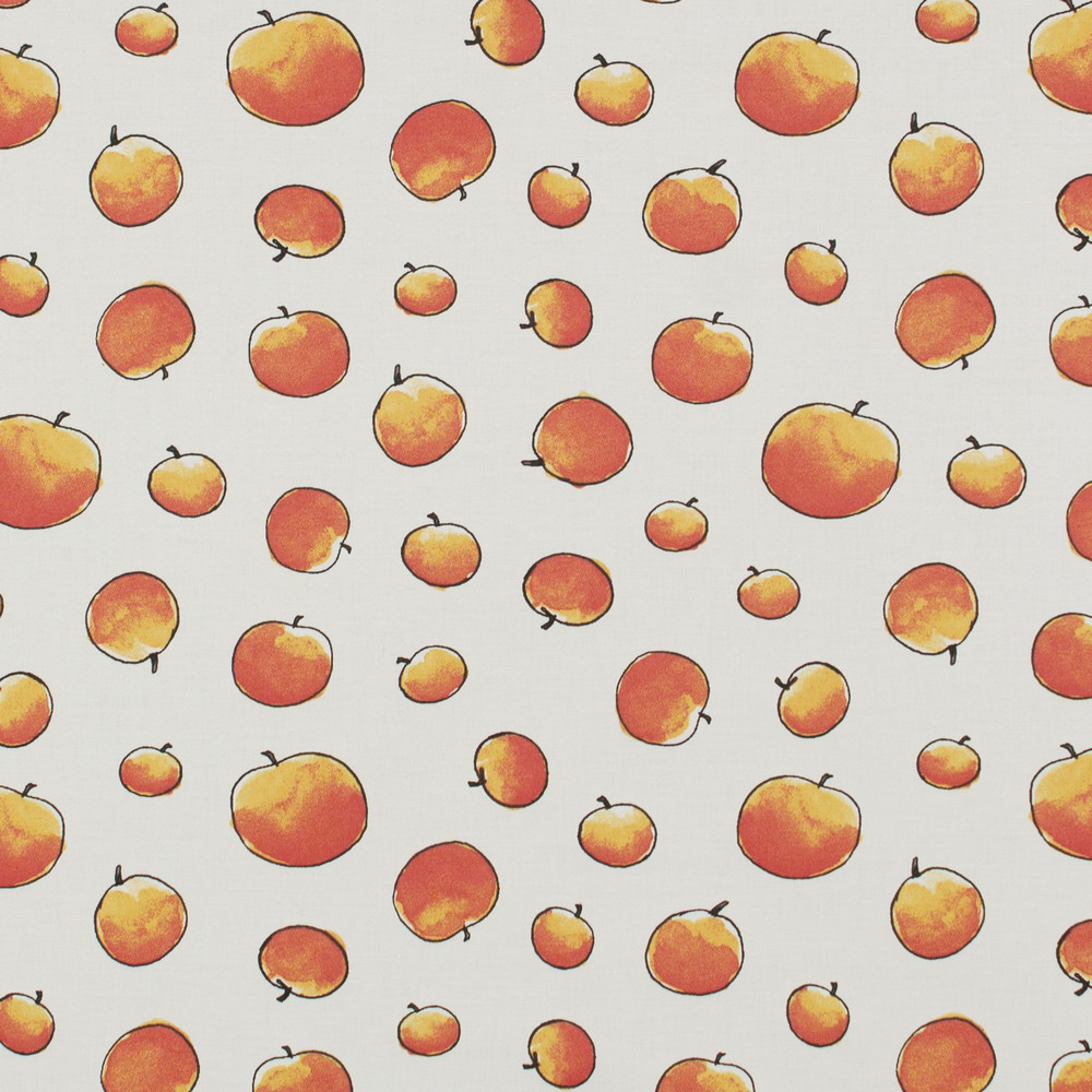 Giant Peaches Fabric by Ashley Wilde