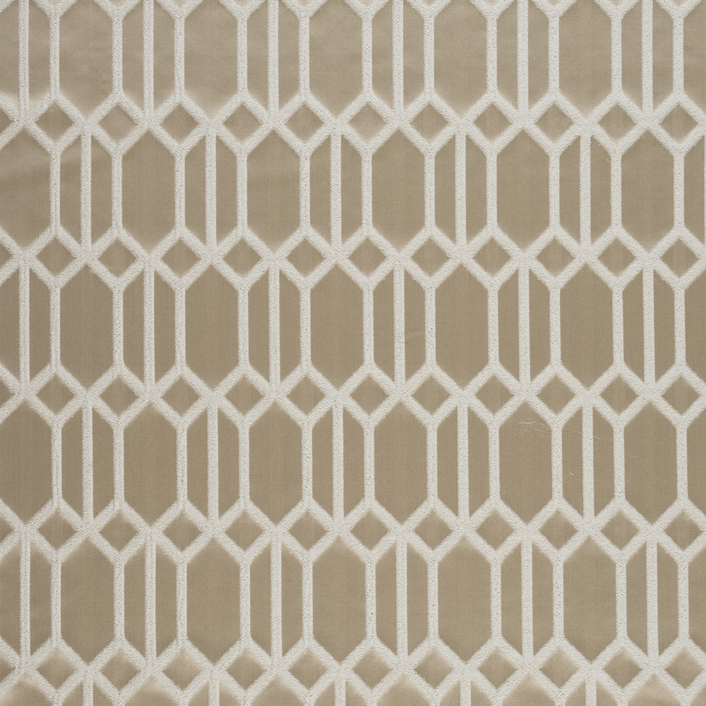 Gulf Taupe Fabric by Ashley Wilde
