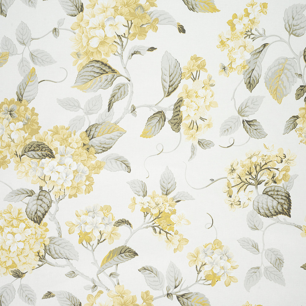 Highgrove Lemon Fabric by Ashley Wilde