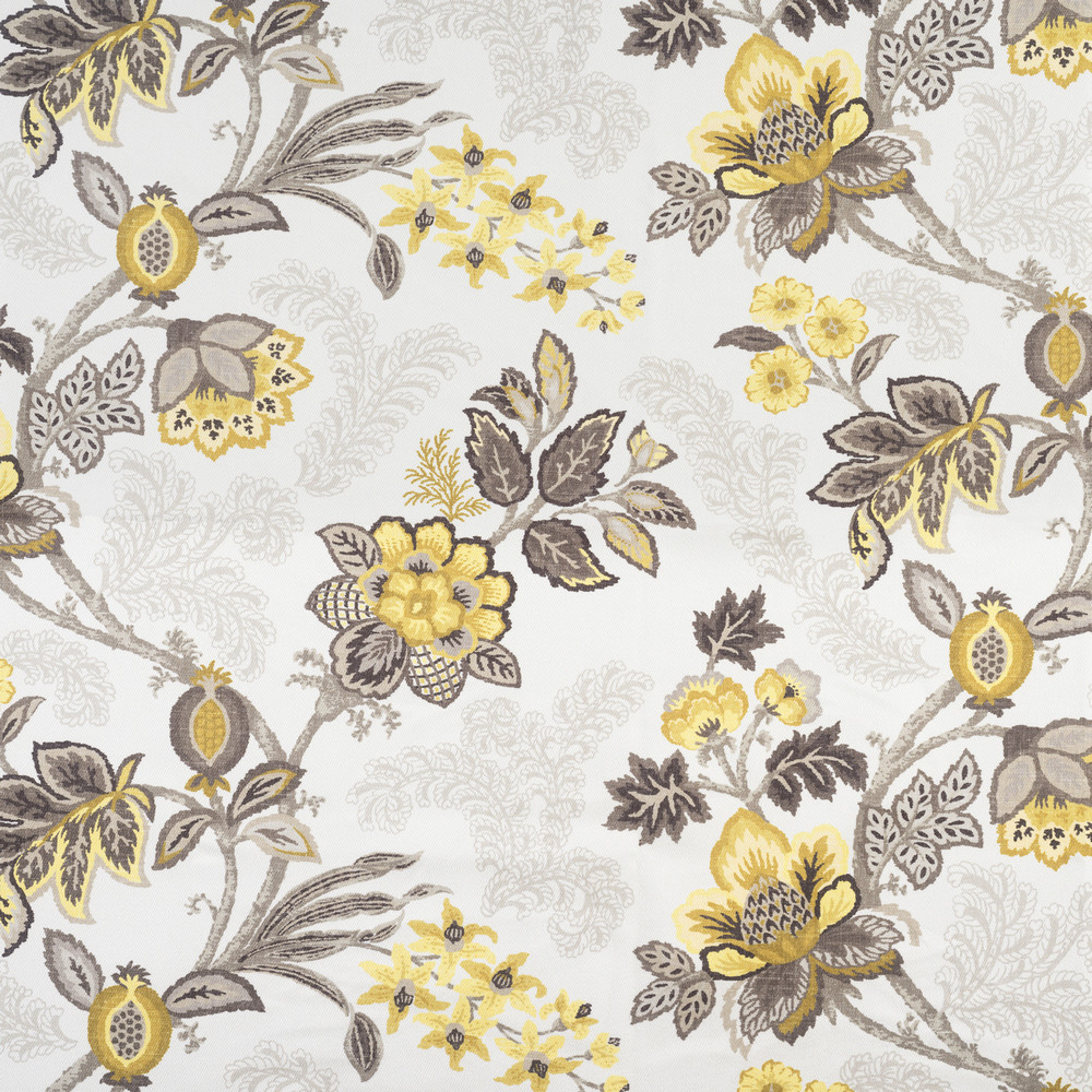 Leathan Buttercup Fabric by Ashley Wilde