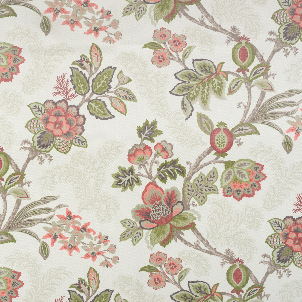 Leathan Cranberry Fabric by Ashley Wilde