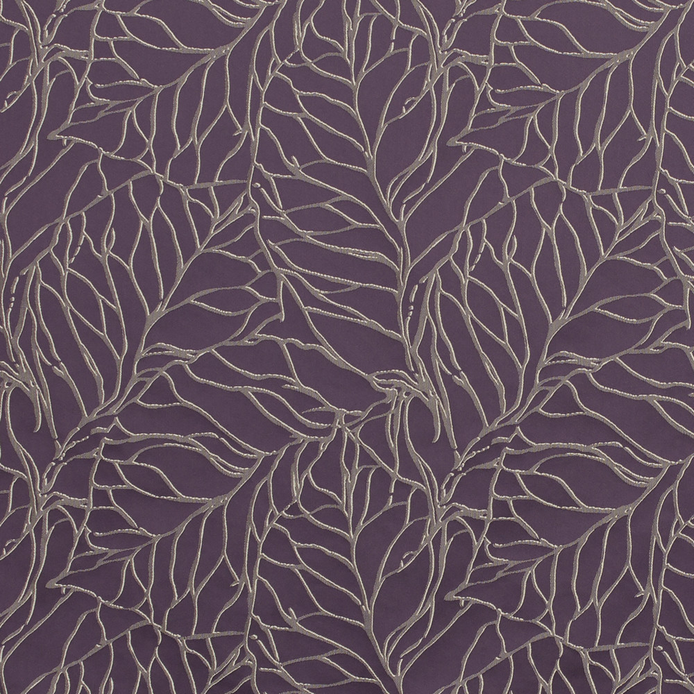 Whinny Aubergine Fabric by Ashley Wilde