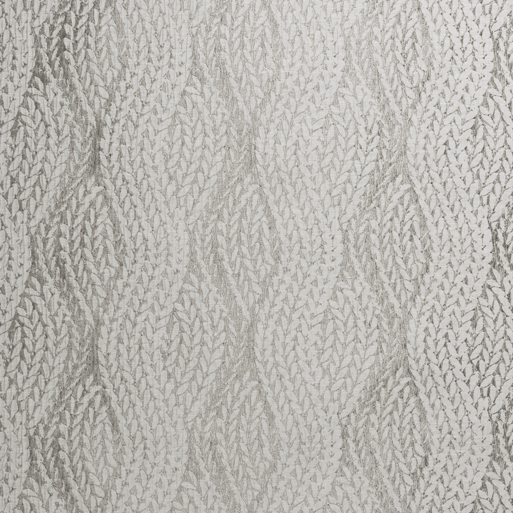 Willen Silver Fabric by Ashley Wilde