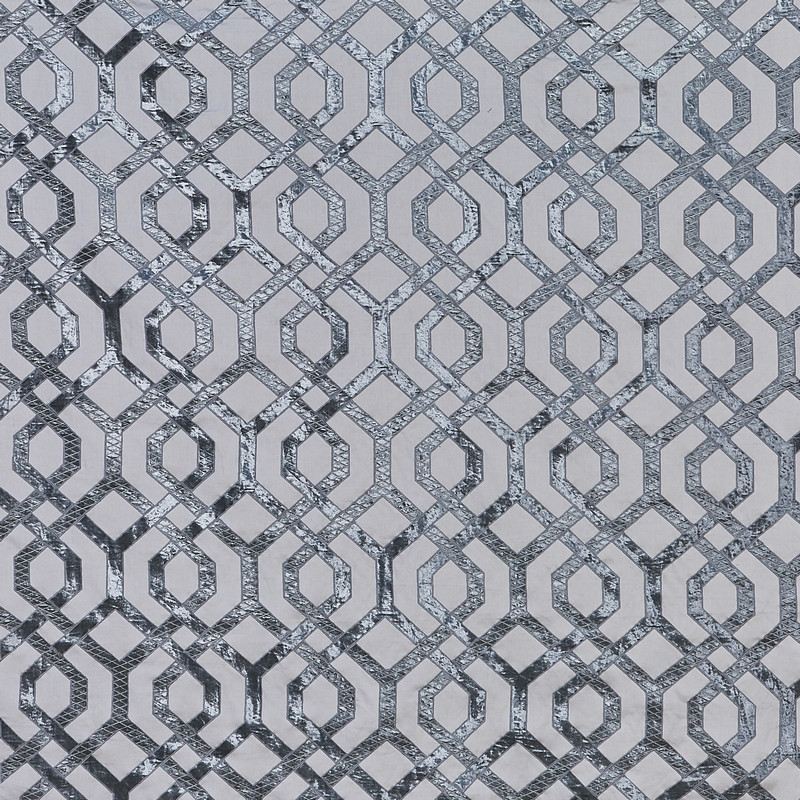 Adelene Silver Fabric by Prestigious Textiles