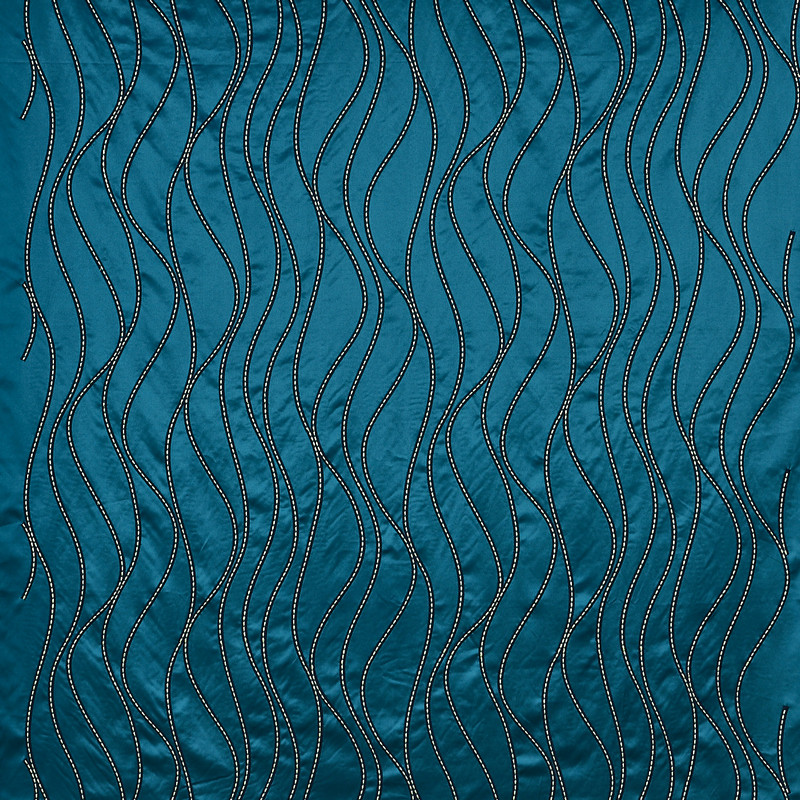 Crescendo Peacock Fabric by Prestigious Textiles