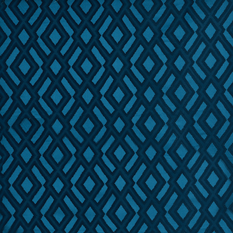 Rhythm Peacock Fabric by Prestigious Textiles