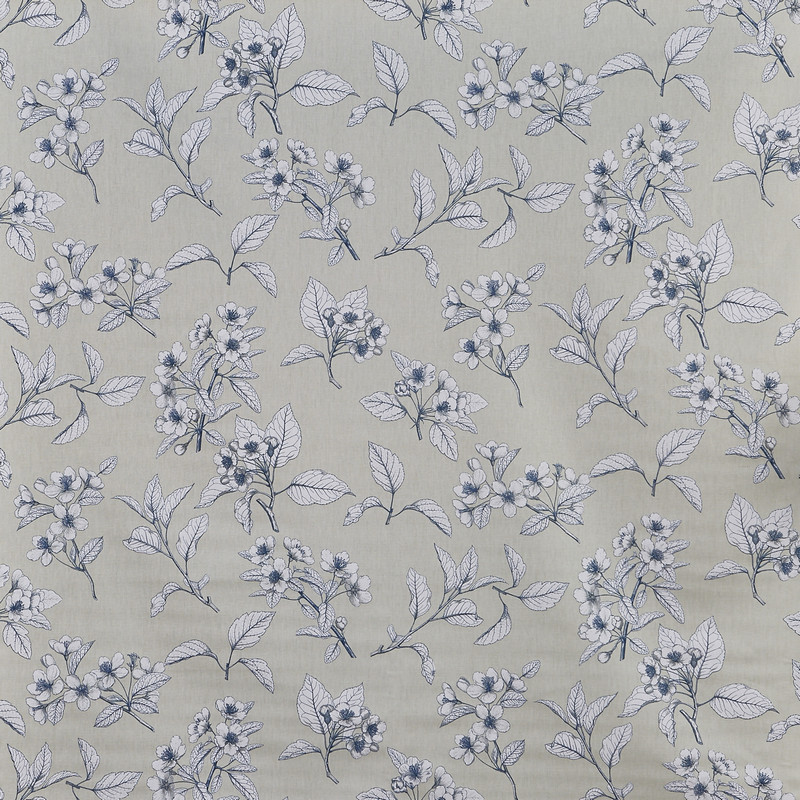 Cherry Blossom Robins Egg Fabric by Prestigious Textiles