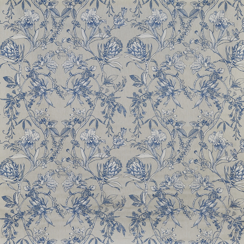 Linley Sapphire Fabric by Prestigious Textiles