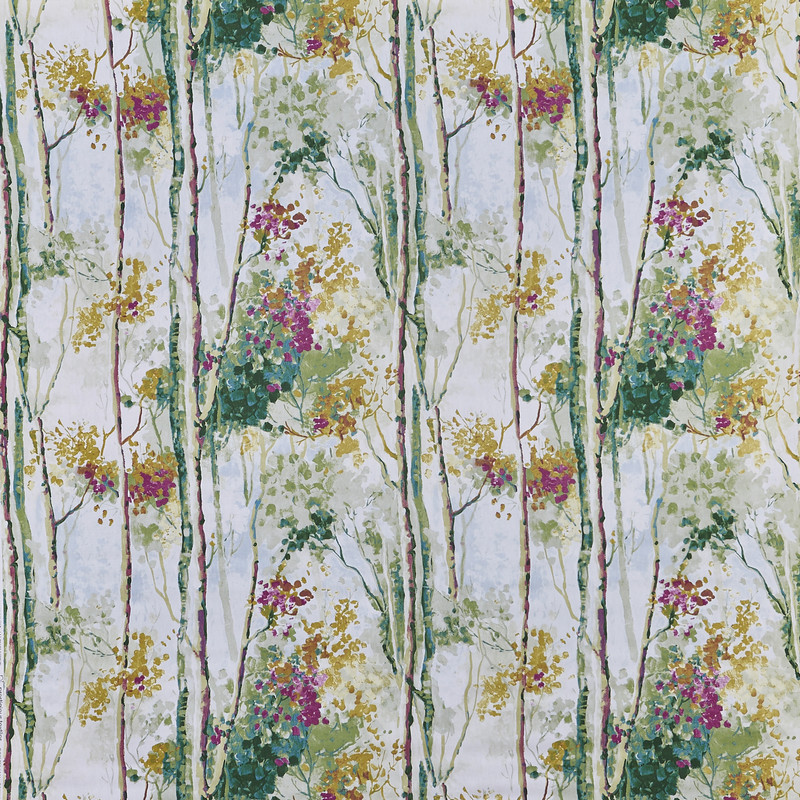 Silver Birch Orchid Fabric by Prestigious Textiles