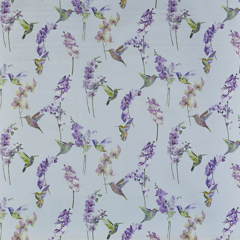 Humming Bird Hyacinth Fabric by Prestigious Textiles
