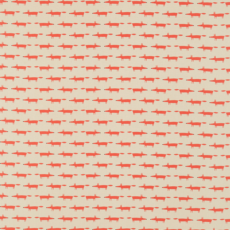 Little Fox Ginger Fabric by Scion