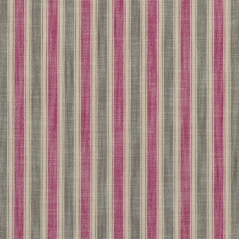 Boho Raspberry / Charcoal Fabric by Scion