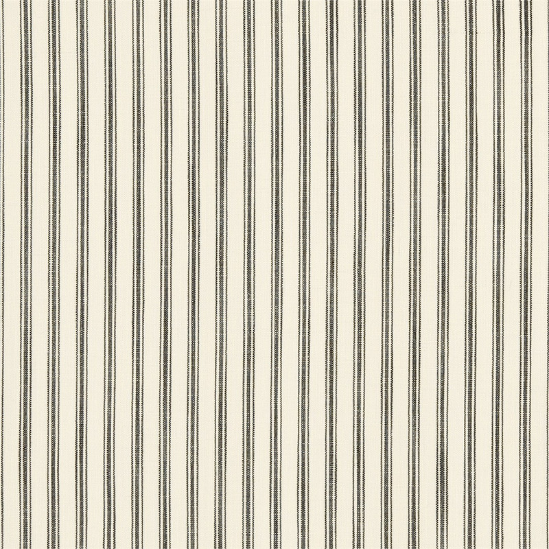 Ticking Ebony / Paper Fabric by Scion