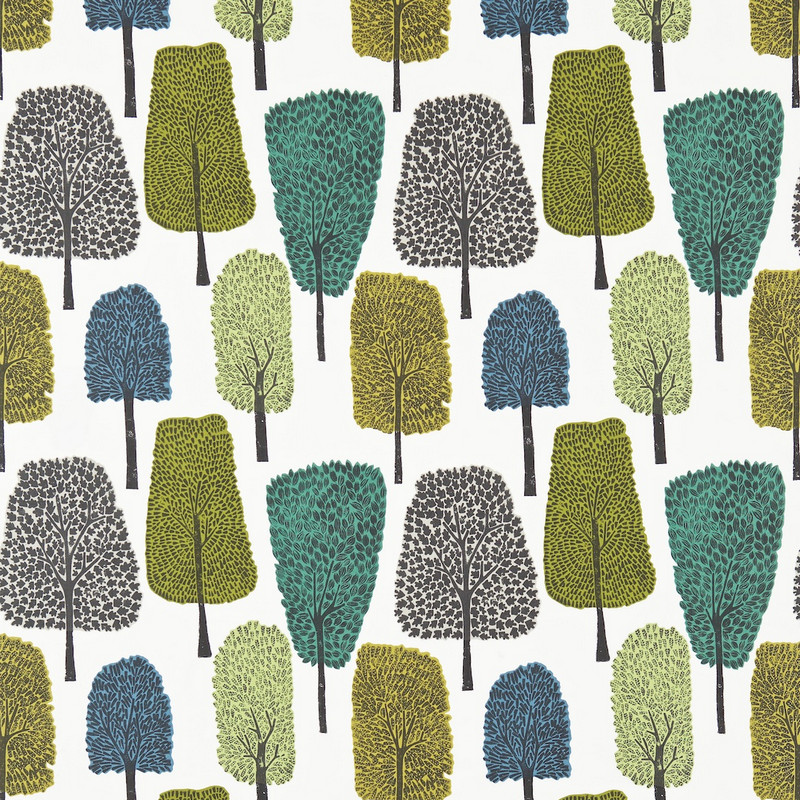 Cedar Slate / Apple / Ivy Fabric by Scion