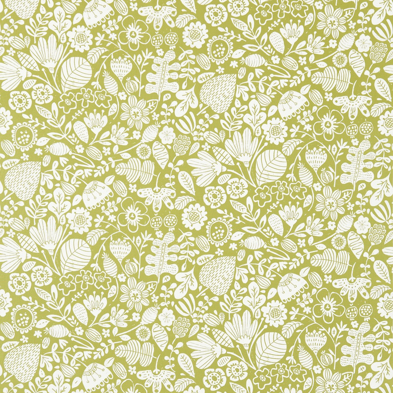 Ester Apple / Chalk Fabric by Scion