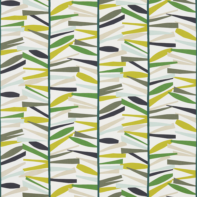 Tetra Juniper / Kiwi / Hemp Fabric by Scion