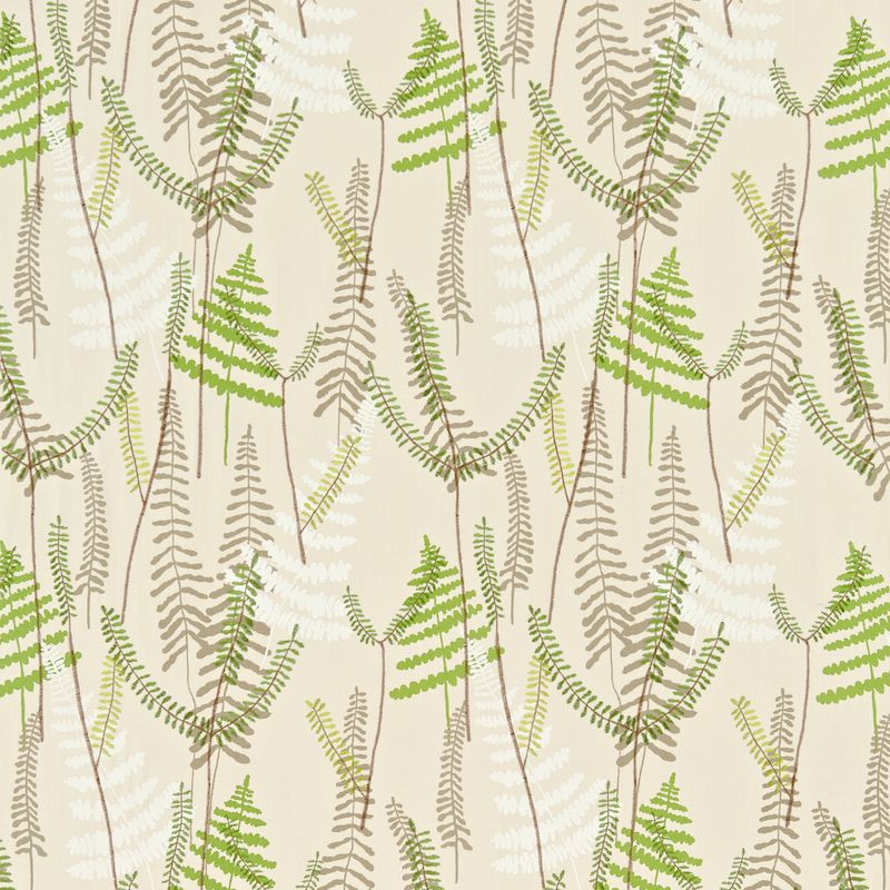 Athyrium Hessian Apple And Pebble Fabric by Scion