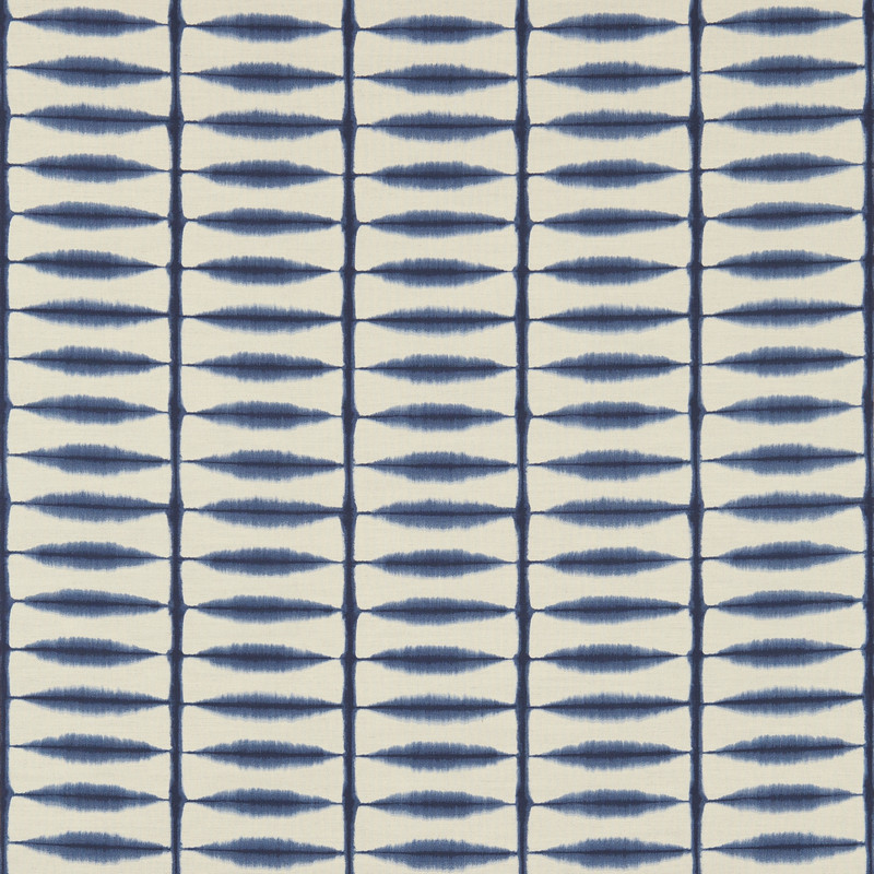 Shibori Indigo / Linen Fabric by Scion