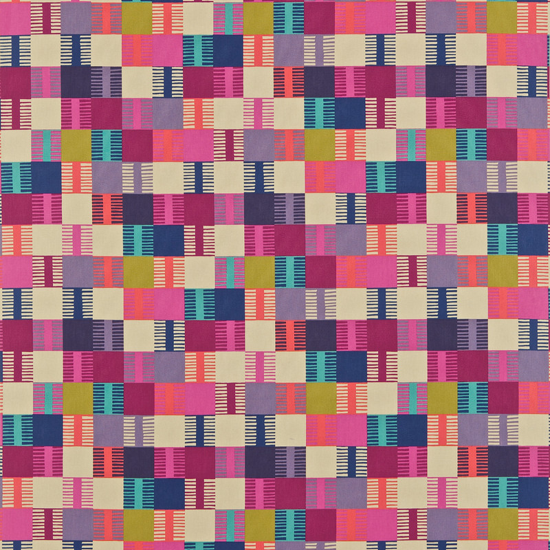Navajo Raspberry / Multi Fabric by Scion