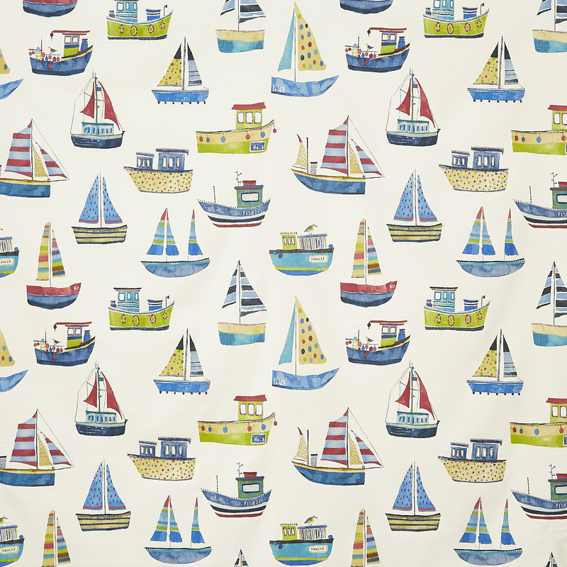 Boat Club Cobalt Fabric by Prestigious Textiles