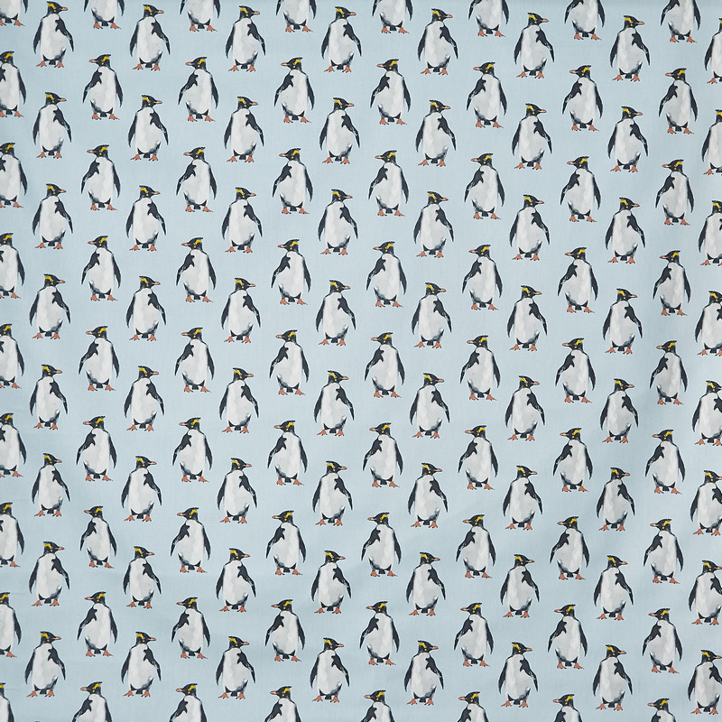 Penguins Ocean Fabric by Prestigious Textiles