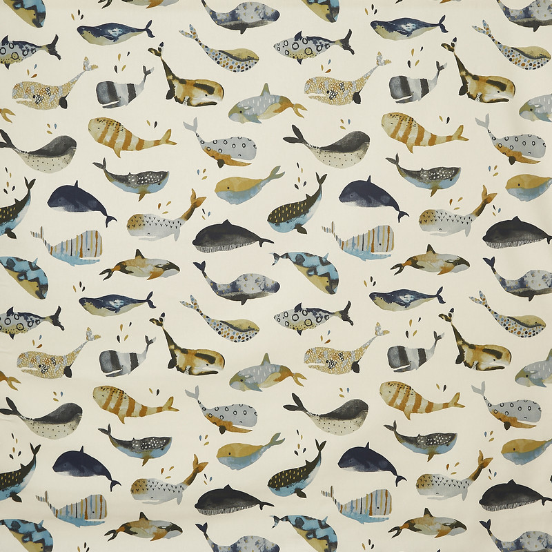Whale Watching Antique Fabric by Prestigious Textiles