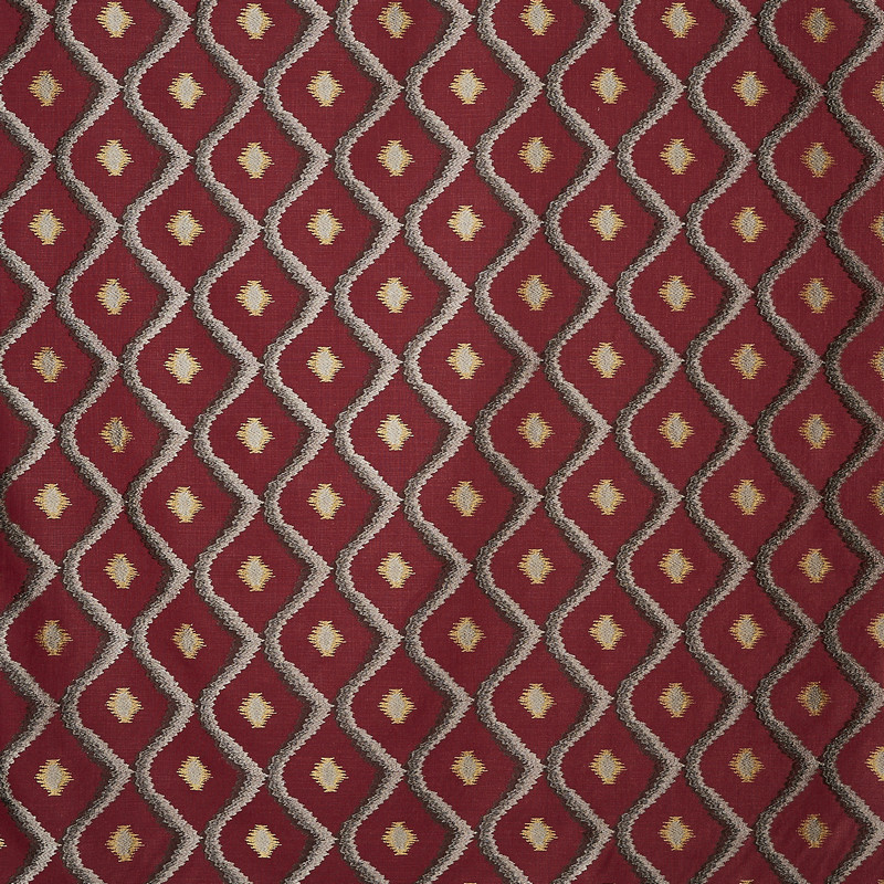 Woodstock Cranberry Fabric by Prestigious Textiles