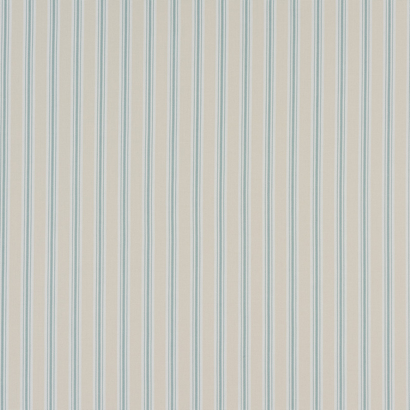 Bay Stripe Harbour Blue Fabric by Fryetts