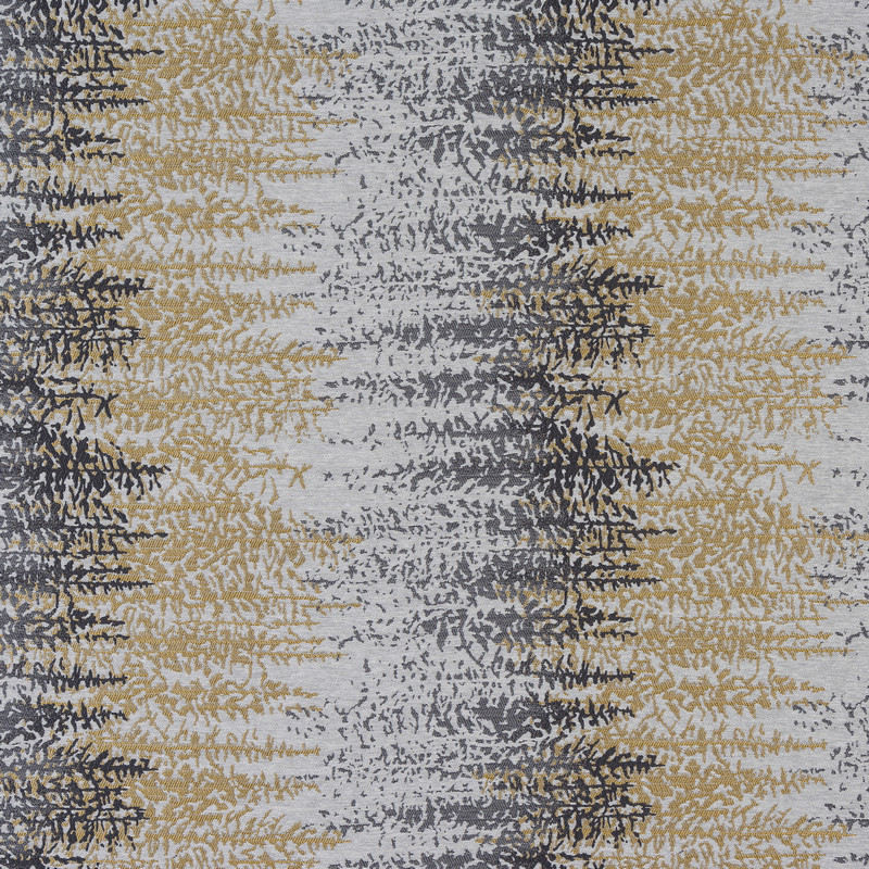 Byron Ochre Fabric by Fryetts