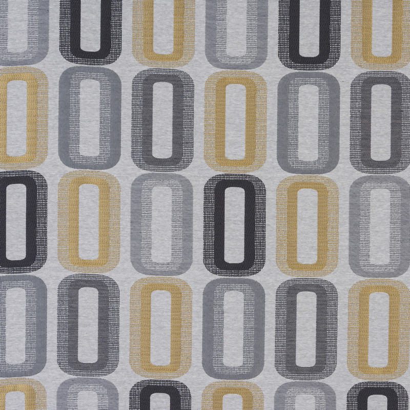 Dahl Ochre Fabric by Fryetts