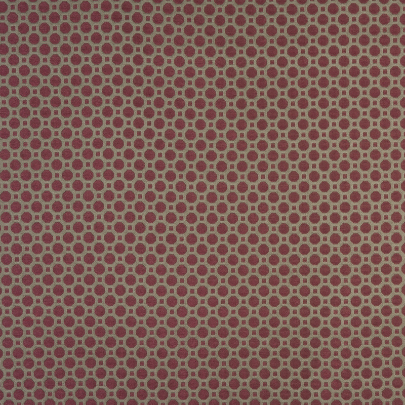 Honeycomb Rosso Fabric by Fryetts