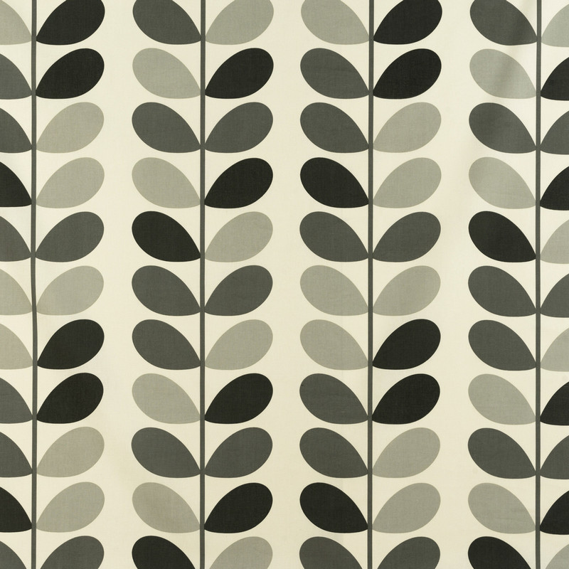 Multi Stem Warm Grey Fabric by Orla Kiely