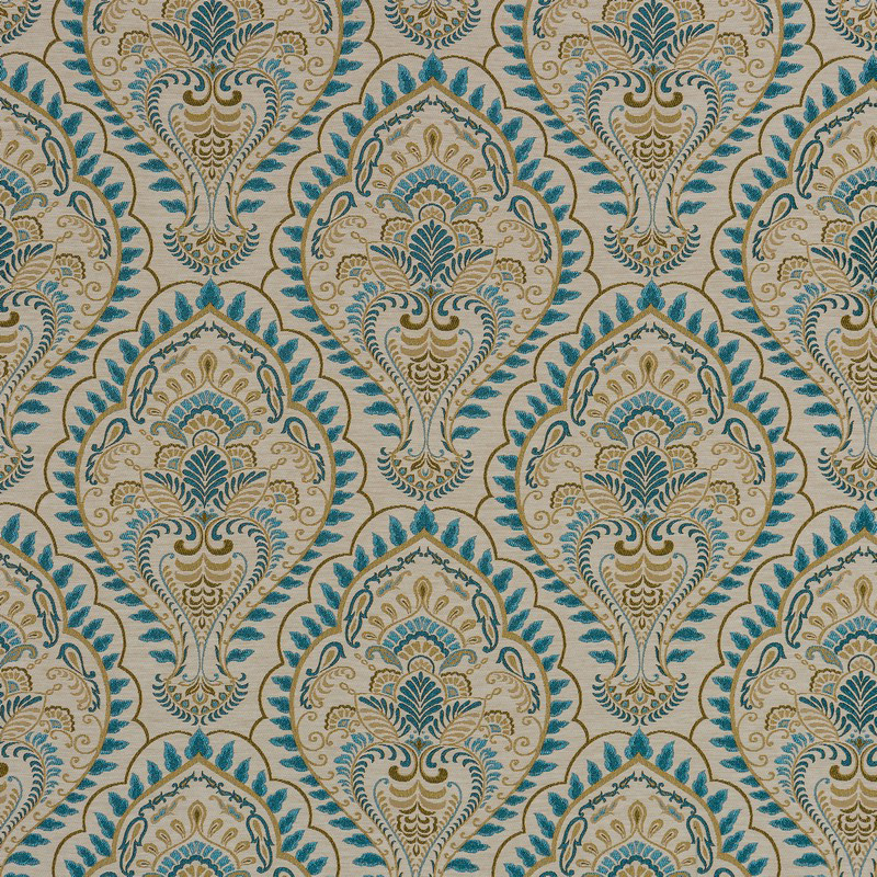 Leonardo Jewel Fabric by Fryetts