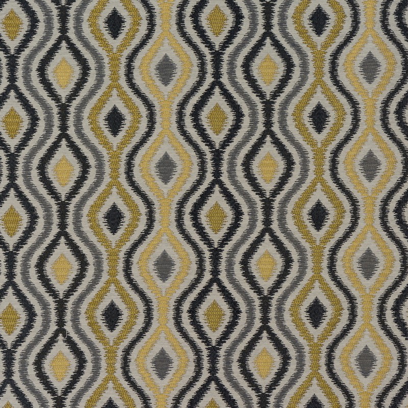Verrusio Ochre Fabric by Fryetts