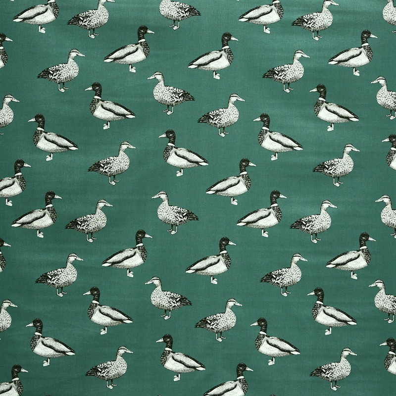 Duck Teal Fabric by Prestigious Textiles