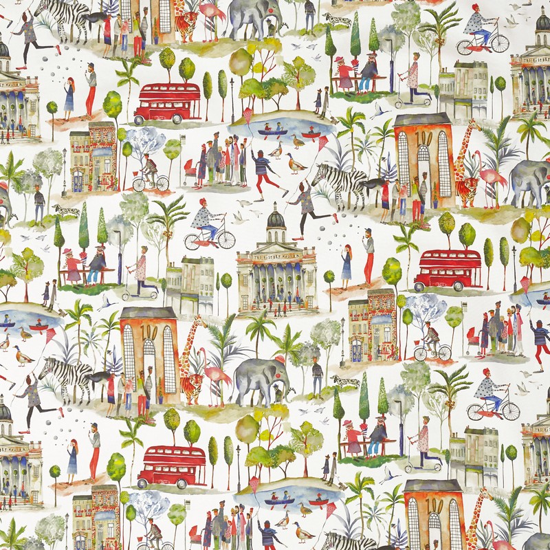 Out And About Paintbox Fabric by Prestigious Textiles