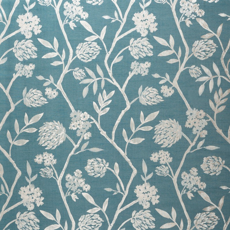 Wavertree Teal Fabric by Ashley Wilde